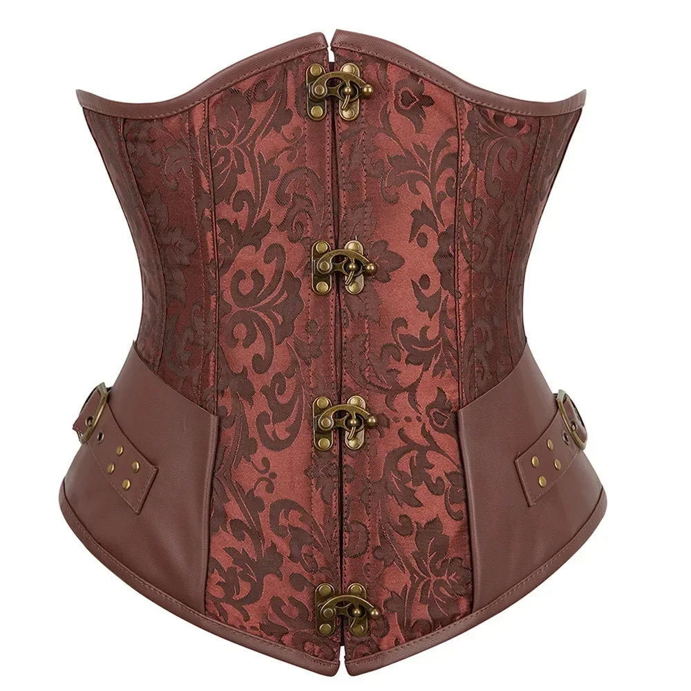 Corset Marron — Steampunk Underbust