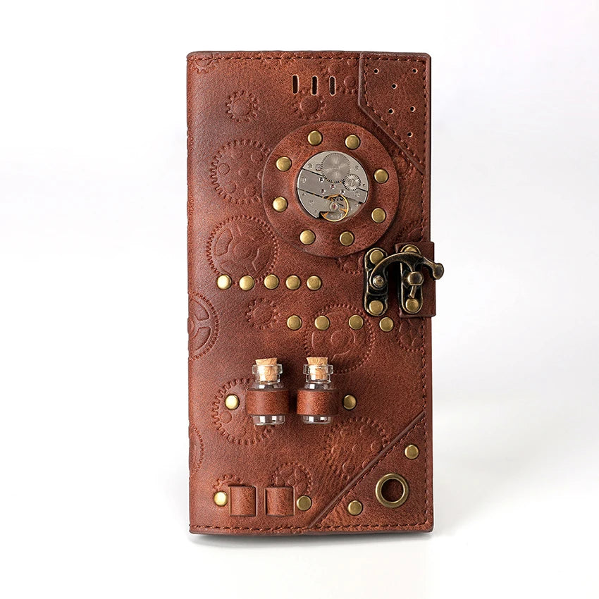 Portefeuille long vintage — Steampunk Style - Photo 7