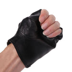 Guantes de cuero negros para mujer - Glam Rock - Vignette | Steampunk Store