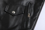 Veste de moto punk en cuir PU pour homme — Slim Fit - Vignette | Steampunk Store