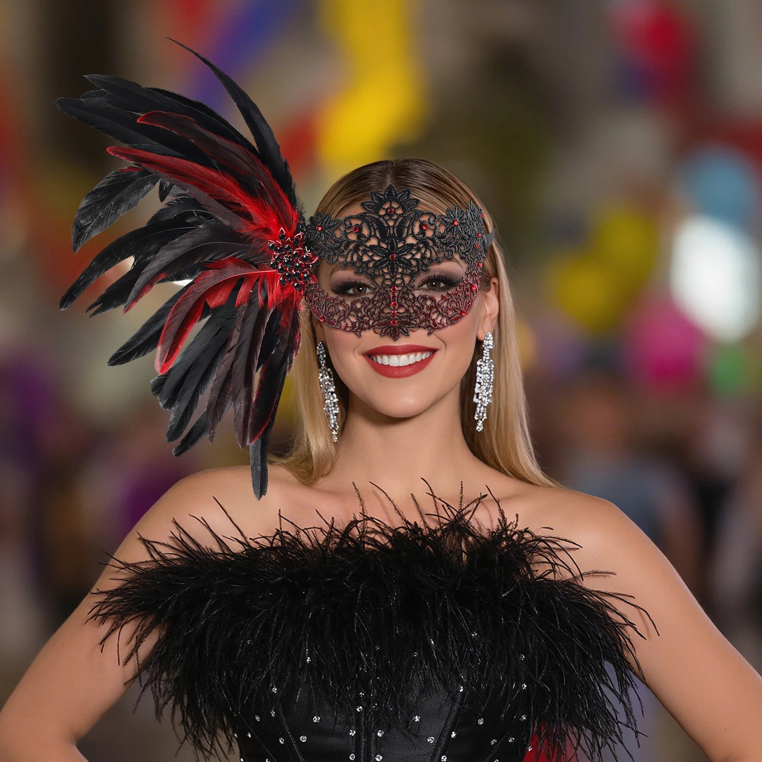 Masque à plumes — Belle Epoque - Photo 10