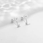 Silver Key Steampunk Earrings - Vintage Gothic Jewelry Collection - Vignette | Steampunk Store