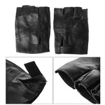 Guantes de cuero negros para mujer - Glam Rock - Vignette | Steampunk Store