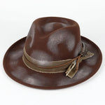 Steampunk Fedora Chapéu - Stylized Wool Felt Unissex - Vignette | Steampunk Store