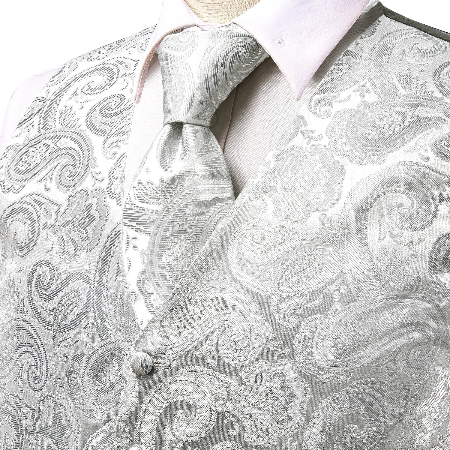 Gilet Argenté Homme — H G Wells - Detail finitions