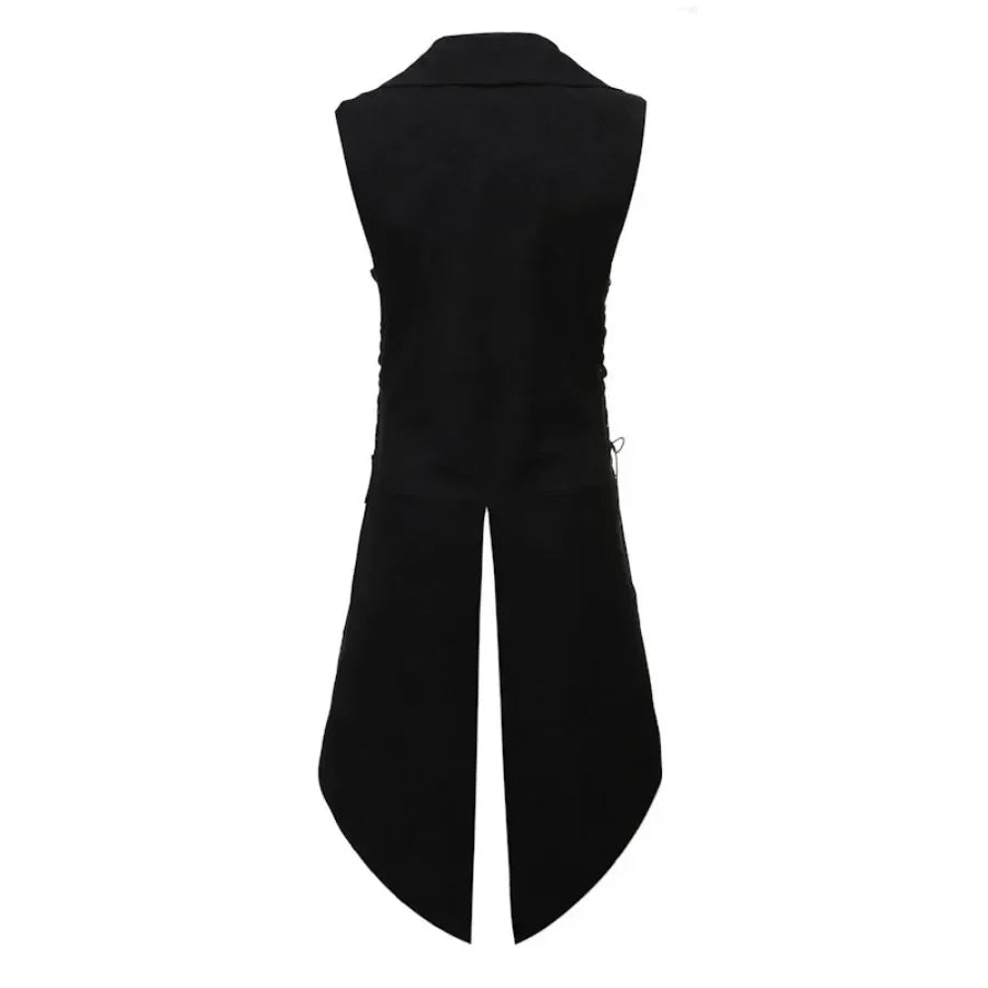 Manteau Gothique Homme — Médecin de la Peste - Vue laterale