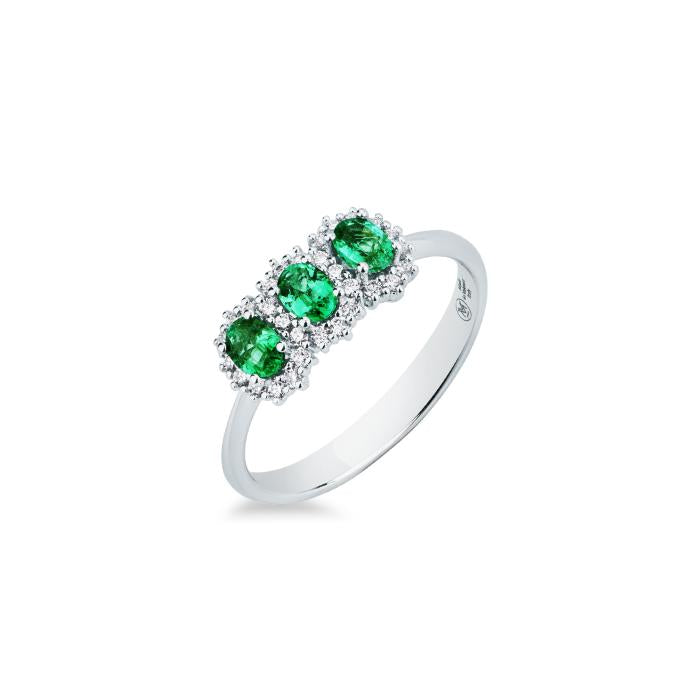 ANELLO SMERALDI E BR