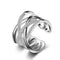 Bague Femme Large Argent — Méli Mélo