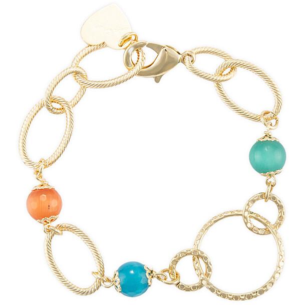 Bracelet œil de chat multicolore