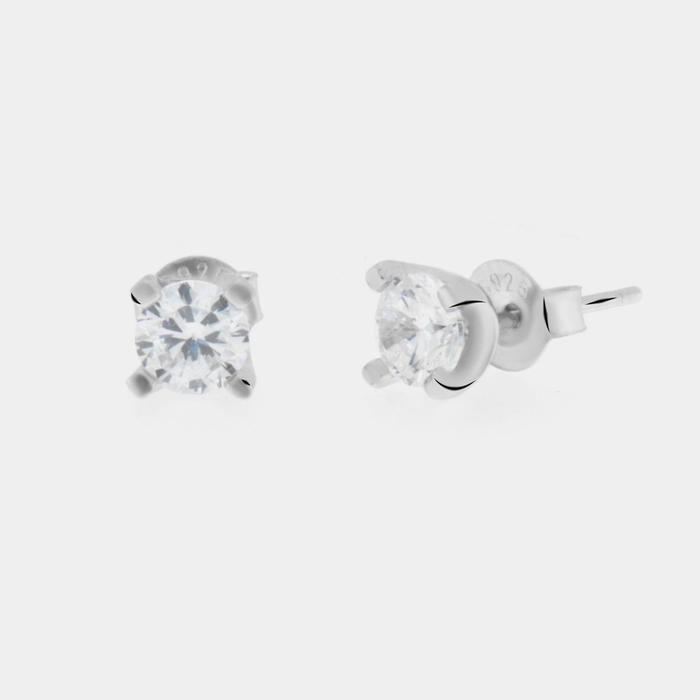 Orecchini in Argento 925 punto luce