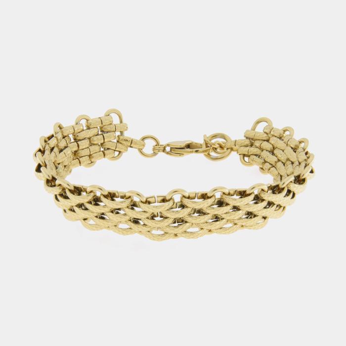 Bracciale in Acciaio a maglia intrecciata