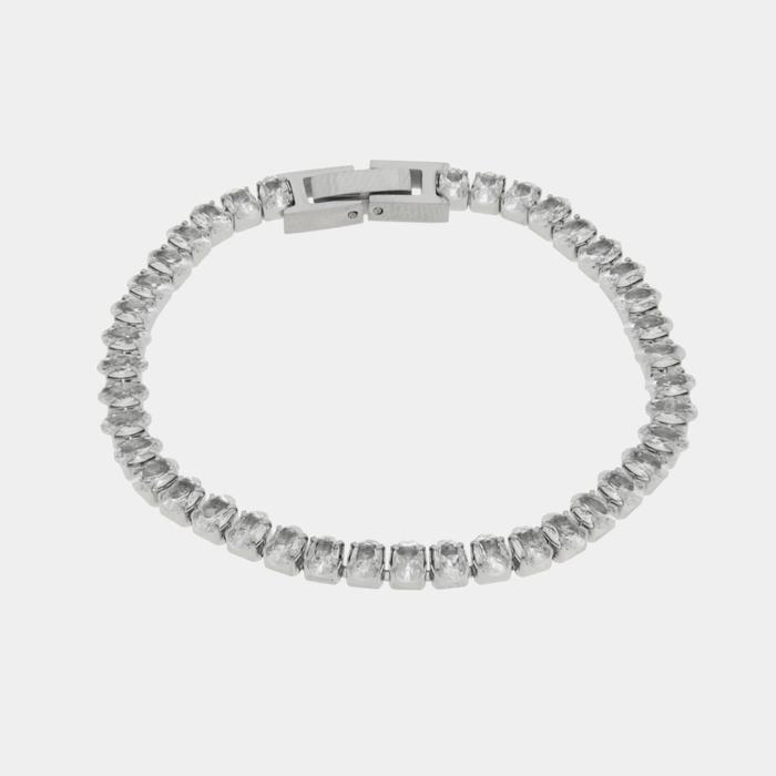 Bracciale in Acciaio con cristalli