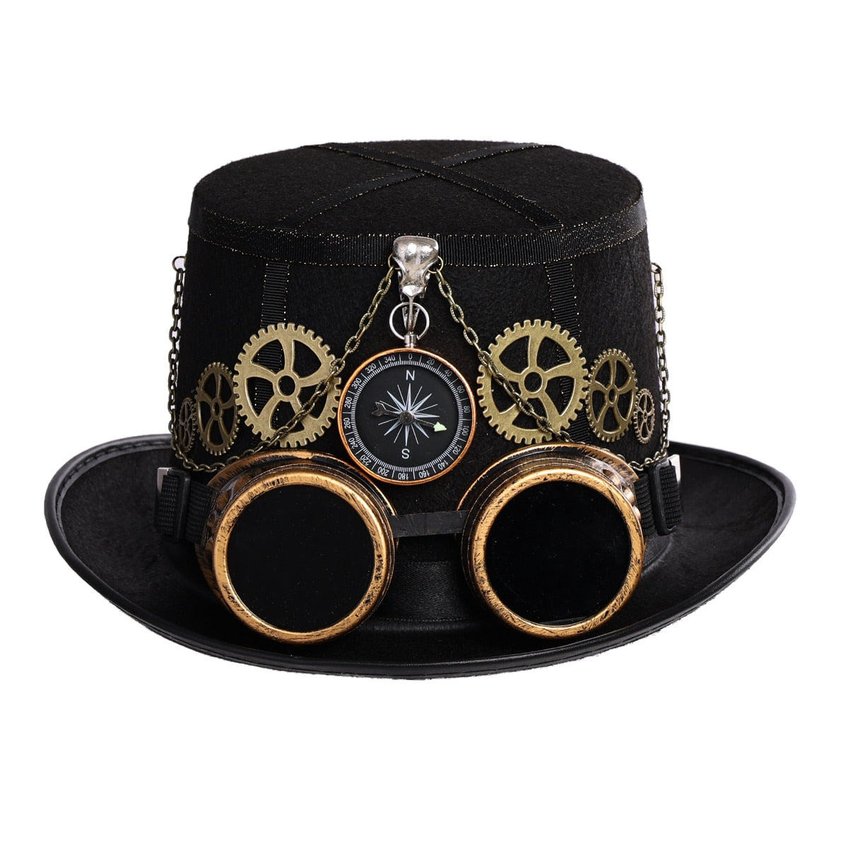 Chapeau Costume Steampunk — Outfit - Vue laterale