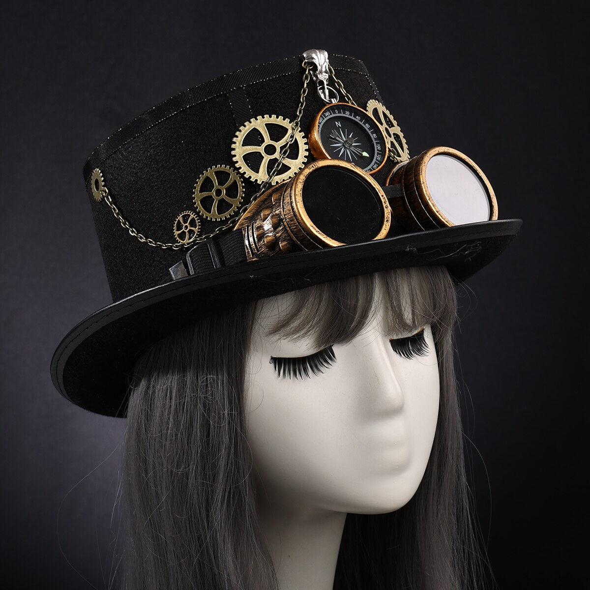 Chapeau Costume Steampunk — Outfit - Detail finitions