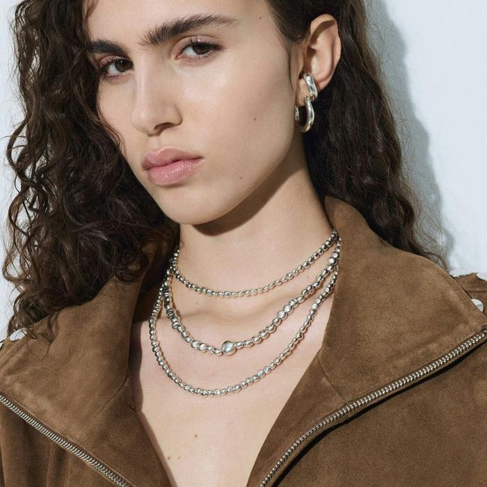 COLLANA MINI PEPITA ARGENTO