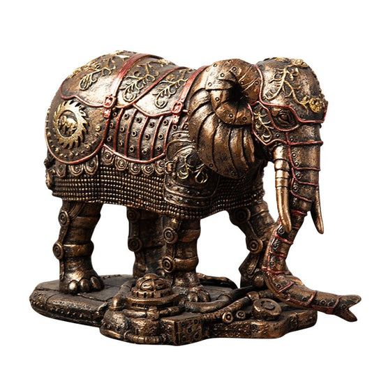 Décoration Steampunk Eléphant Mécanique