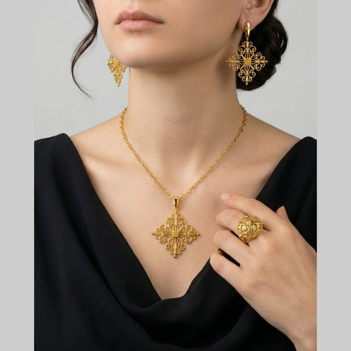 Pendente Barocco  Gold