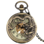 Dragão Relógio de Bolso Chinatown - Asian Vintage Masculino Relógio - Vignette | Steampunk Store