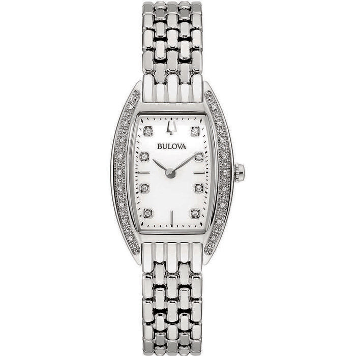 Montre Bulova Classic Lady Diamond pour femme, affichage de l'heure seulement