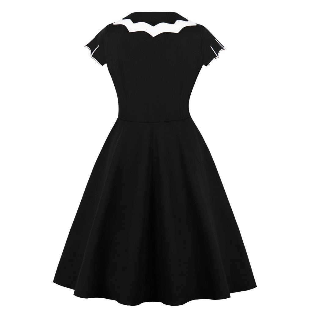 Robe Gothique Halloween - Vue laterale