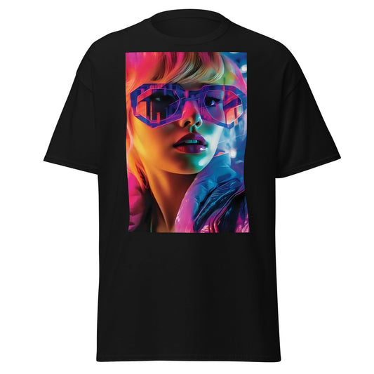 T Shirt Cyberpunk — Néon Girl