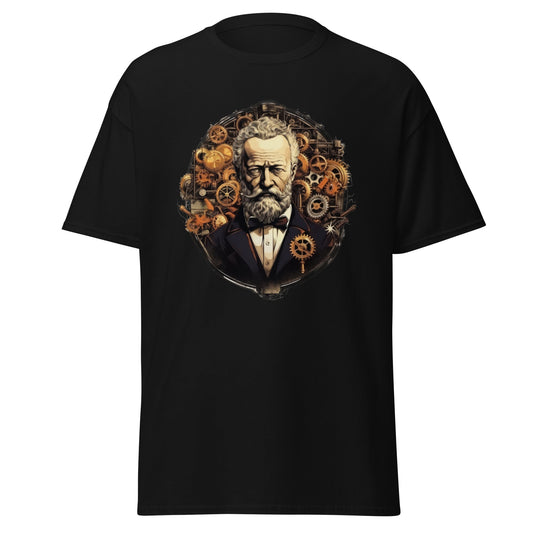T Shirt Jules Verne — Steampunk Style