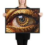 Mecânico Eye Pintura – Steampunk Abstract Wall Art - Vignette | Steampunk Store
