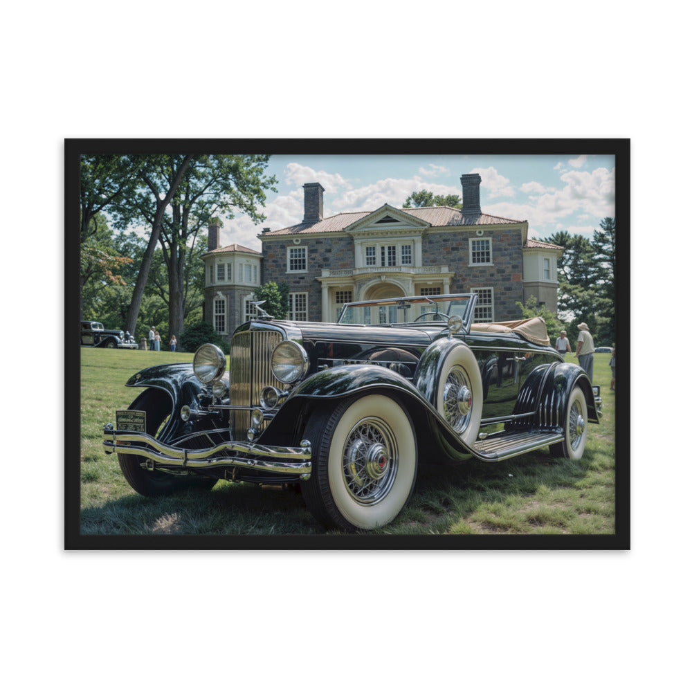 Tableau Vintage — Voiture Elégante - Photo 8