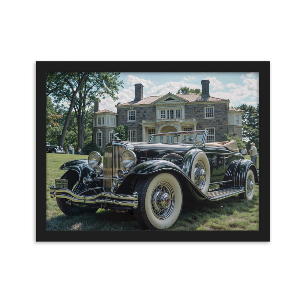 Tableau Vintage — Voiture Elégante - Photo 7