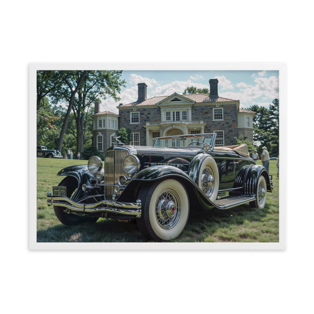 Tableau Vintage — Voiture Elégante - Photo 12