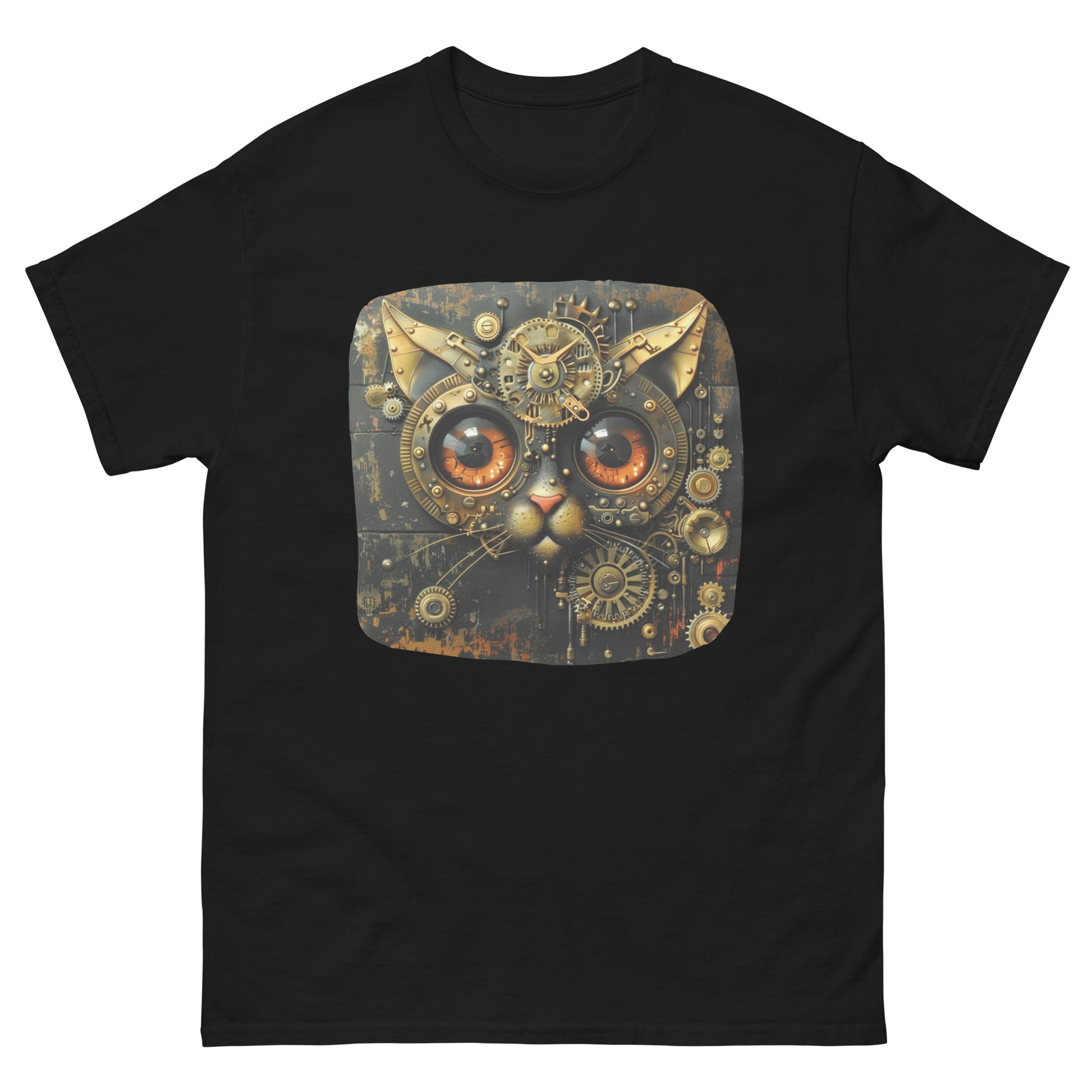 T — shirt Motif Chat Steampunk