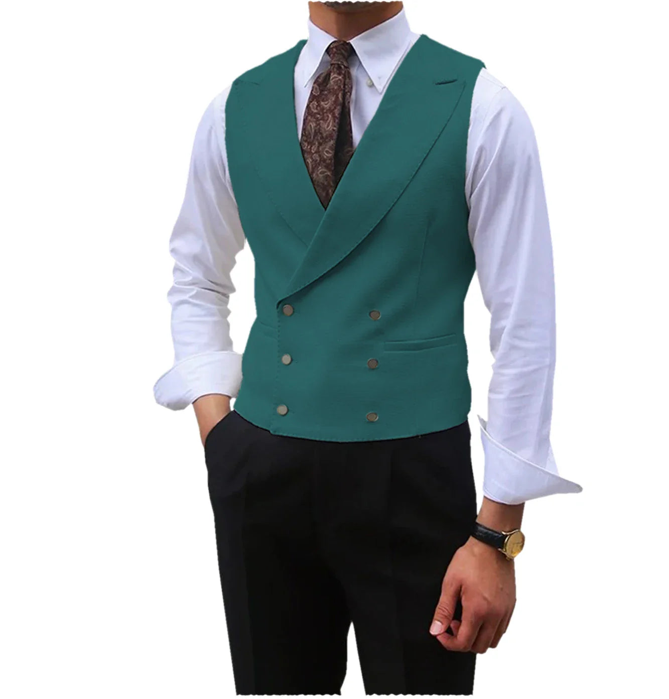 Veste Sans Manche Habillé Homme — Notting Hill - café, gris, marron