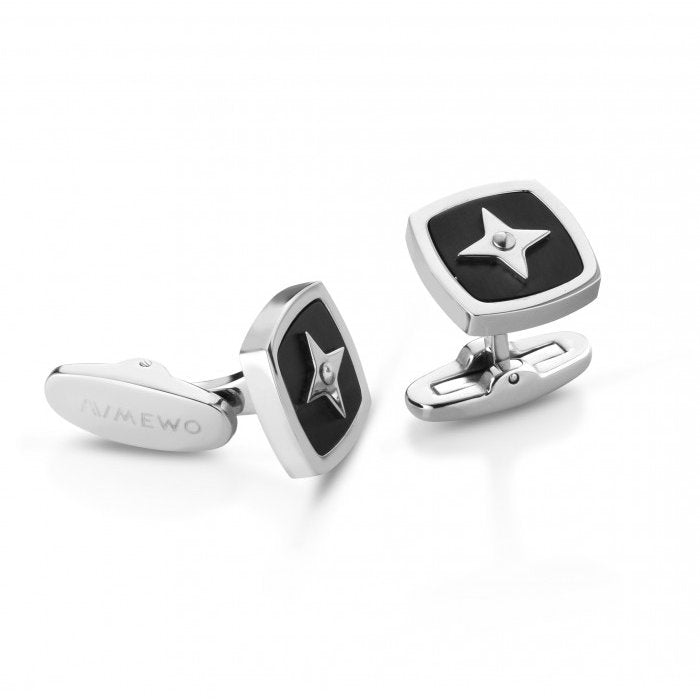Steel cufflinks