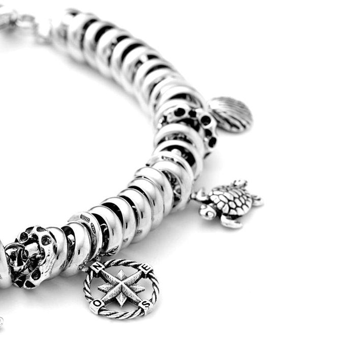 Mini Compass Rose Charm