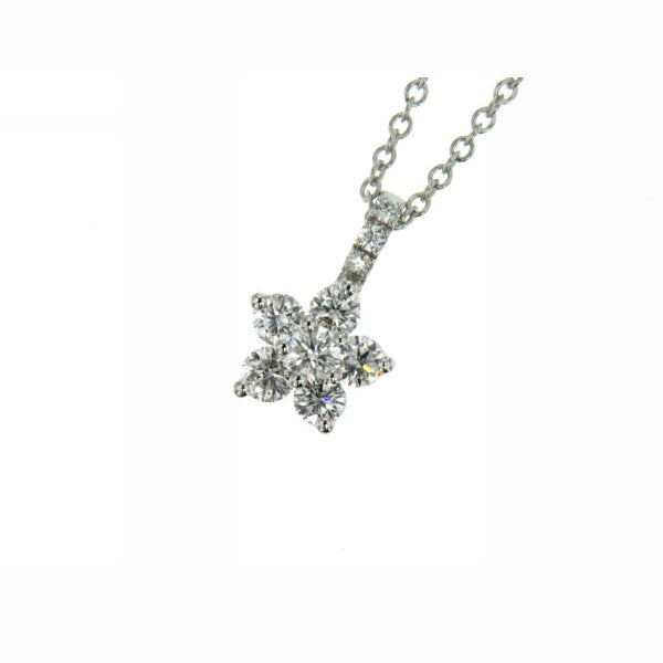 Collier ras du cou à fleurs