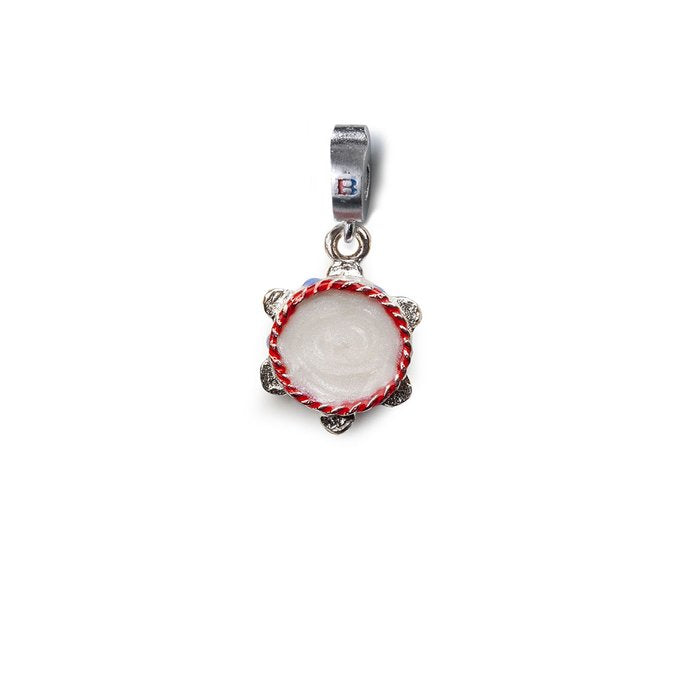 TAMBOURIN AU RHODIUM