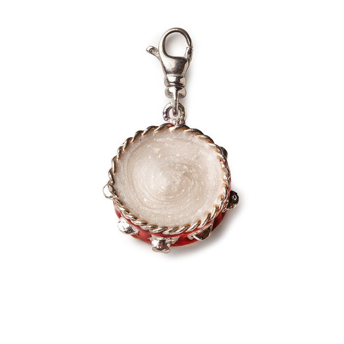 TAMBOURIN AU RHODIUM