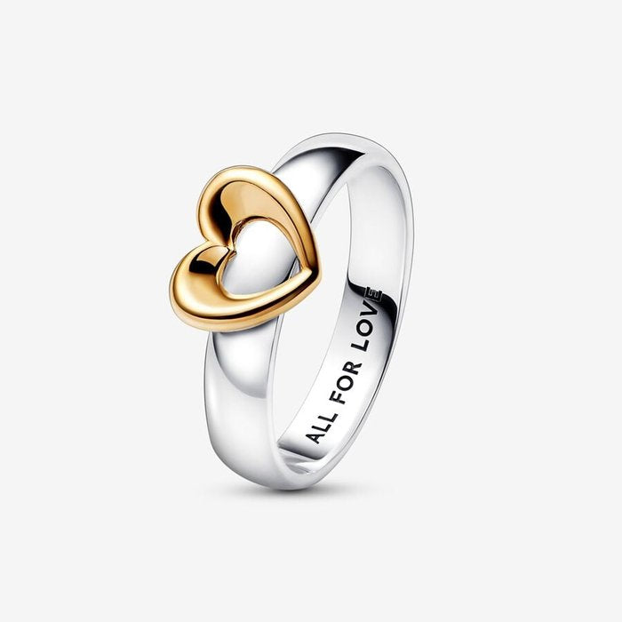 Anello Cuore scorrevole "All for love"