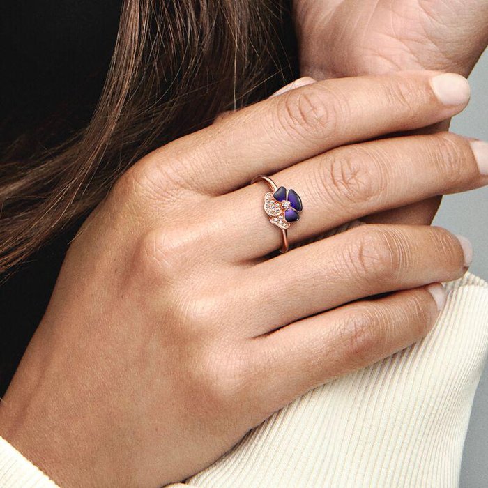 Anello Viola del Pensiero Luminosa