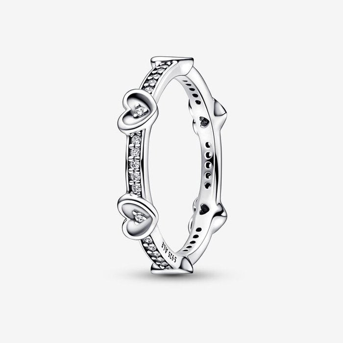 Anello Cuori Splendenti