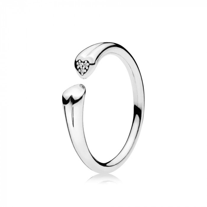 Open heart ring
