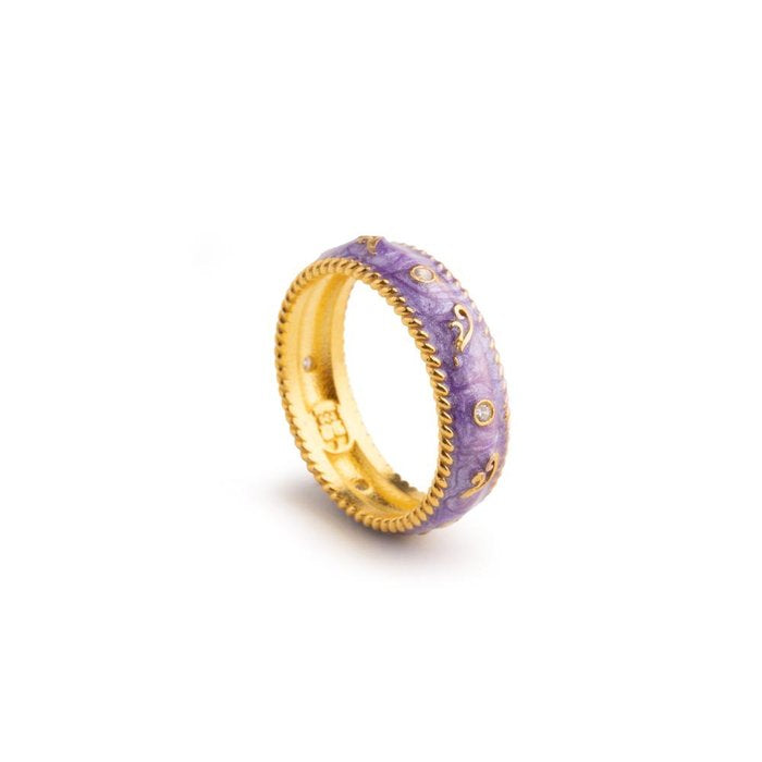 Bague Onda lapilli petit anneau