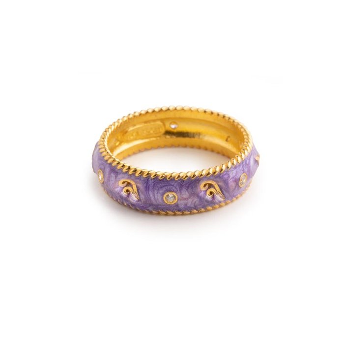 Bague Onda lapilli petit anneau