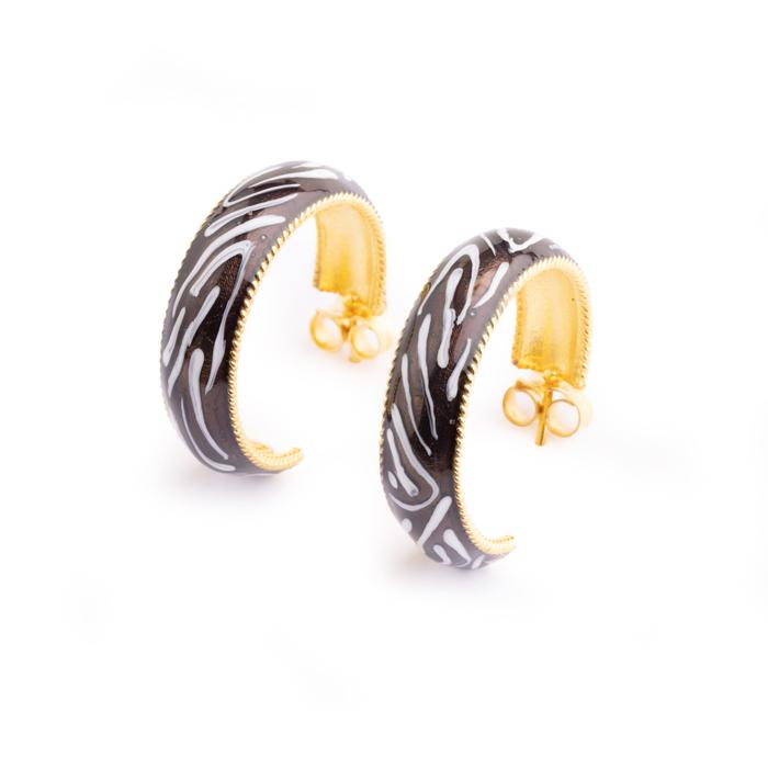 Animal Zebra Earrings