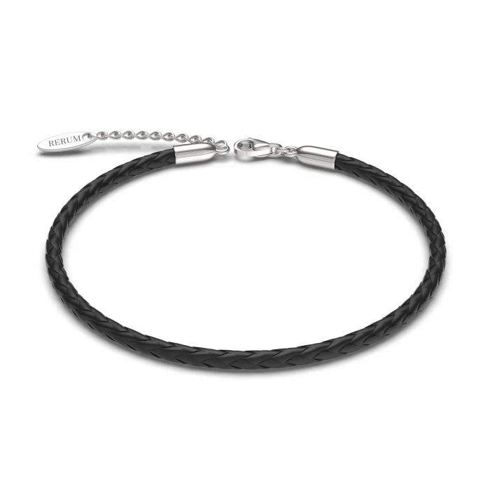 Bracelet en cuir tressé