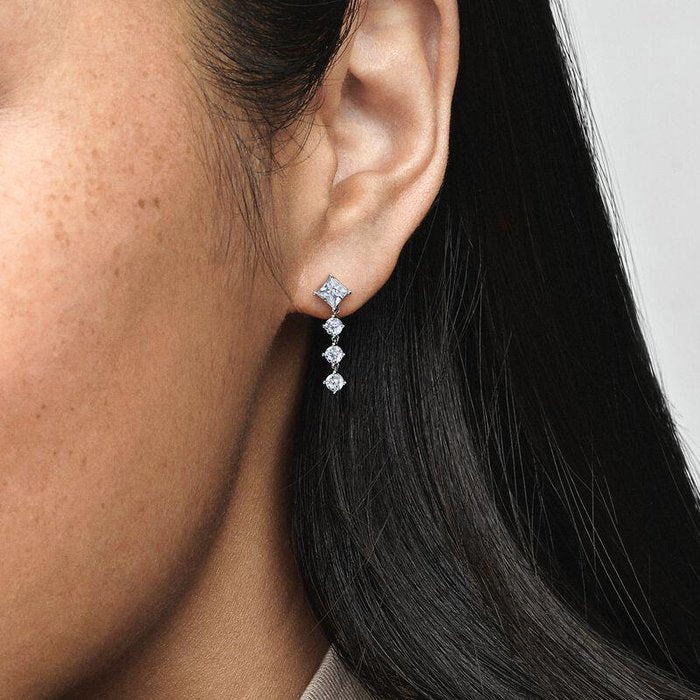 Boucles d'oreilles pendantes lumineuses
