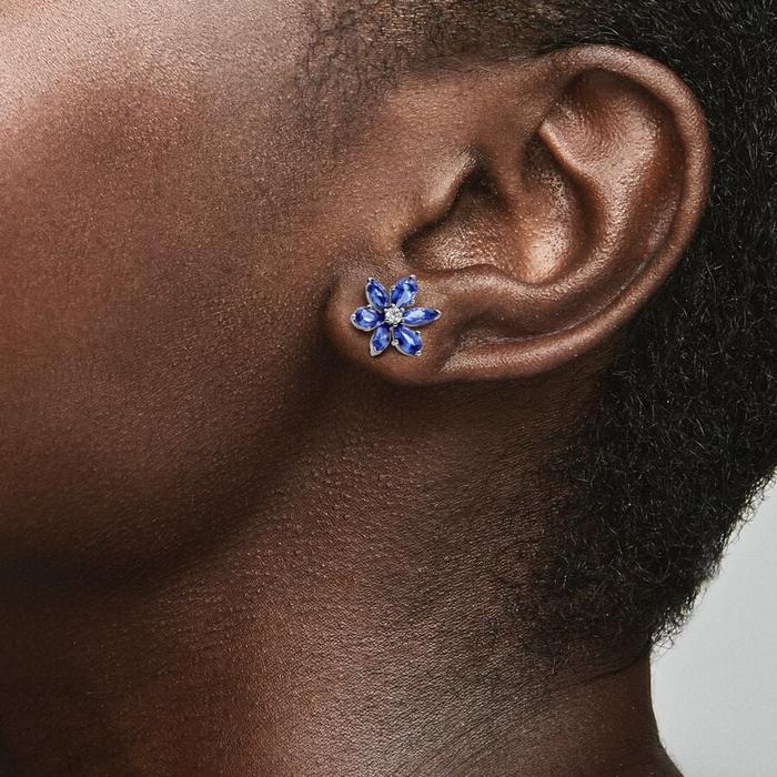Herbarium Blue Flower Earrings