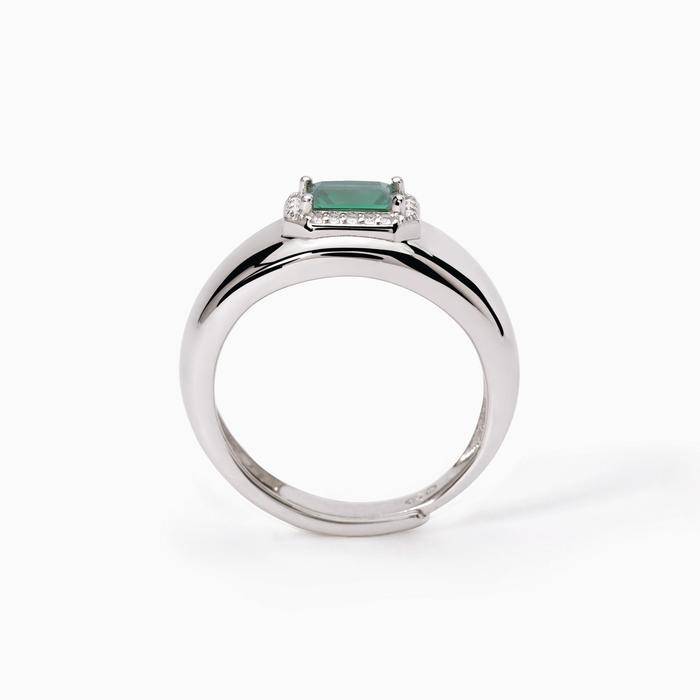 Anello con smeraldo sintetico COOL OR RÉTRO?