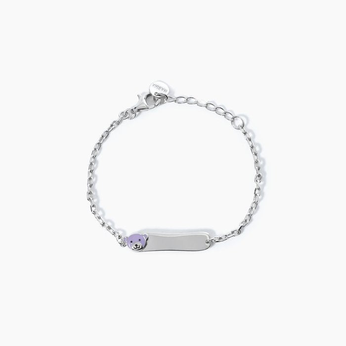 Customizable bear bracelet BEAR-TAG