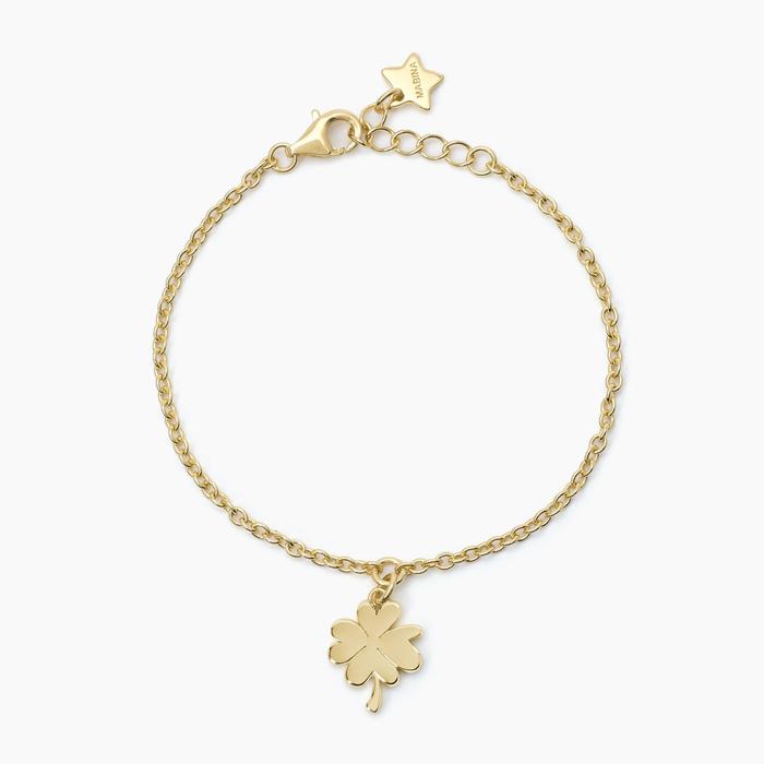 Bracelet trèfle à quatre feuilles TROUVEZ-MOI